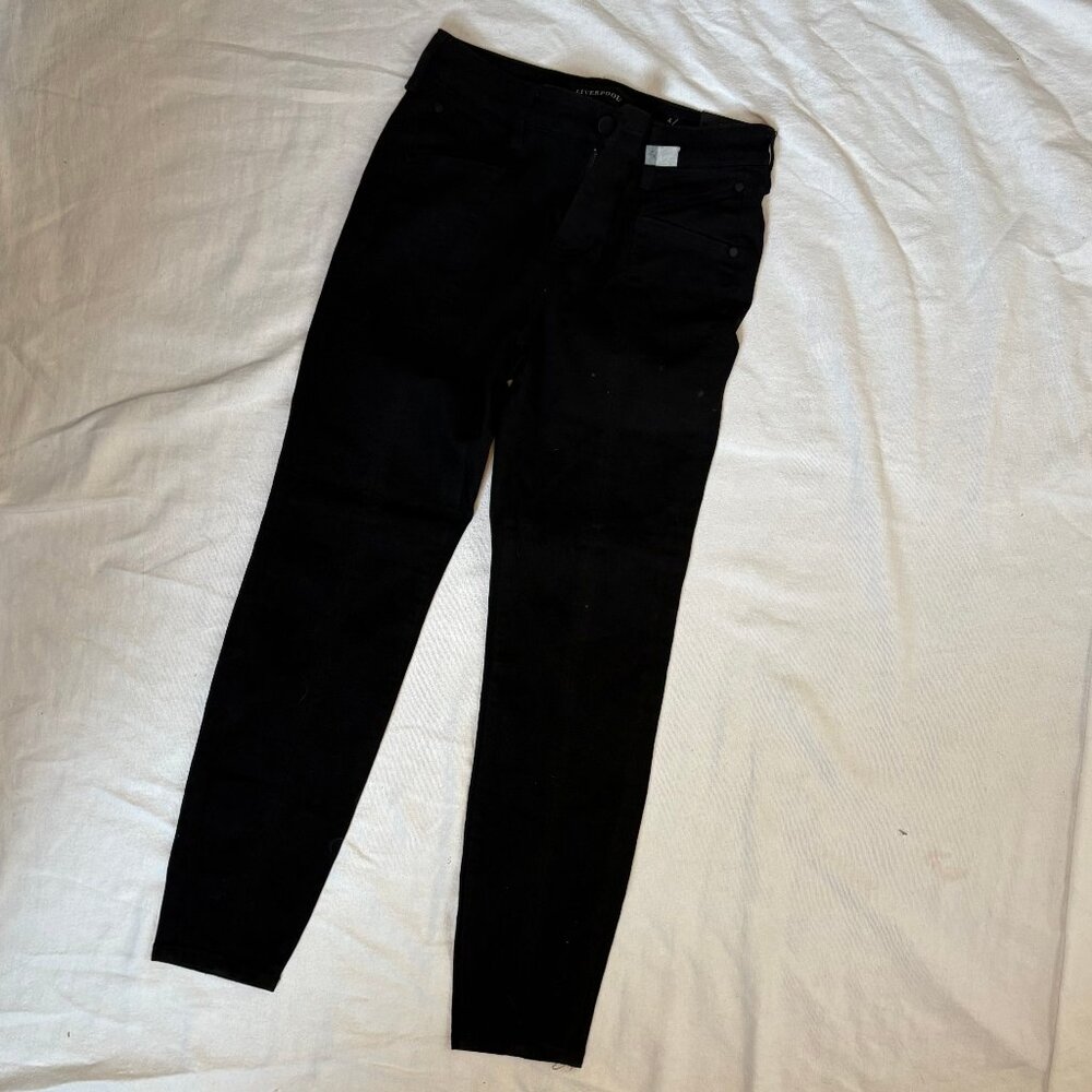 Liverpool Skinny Black Jeans